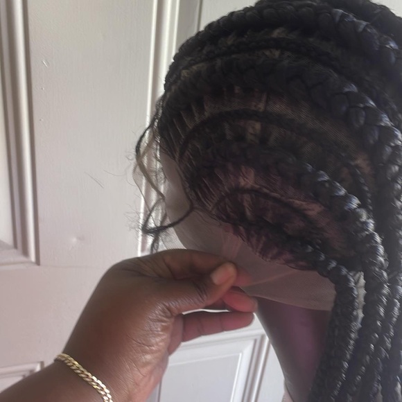 Synthetic custom made braided wigs - Picture 2 of 4